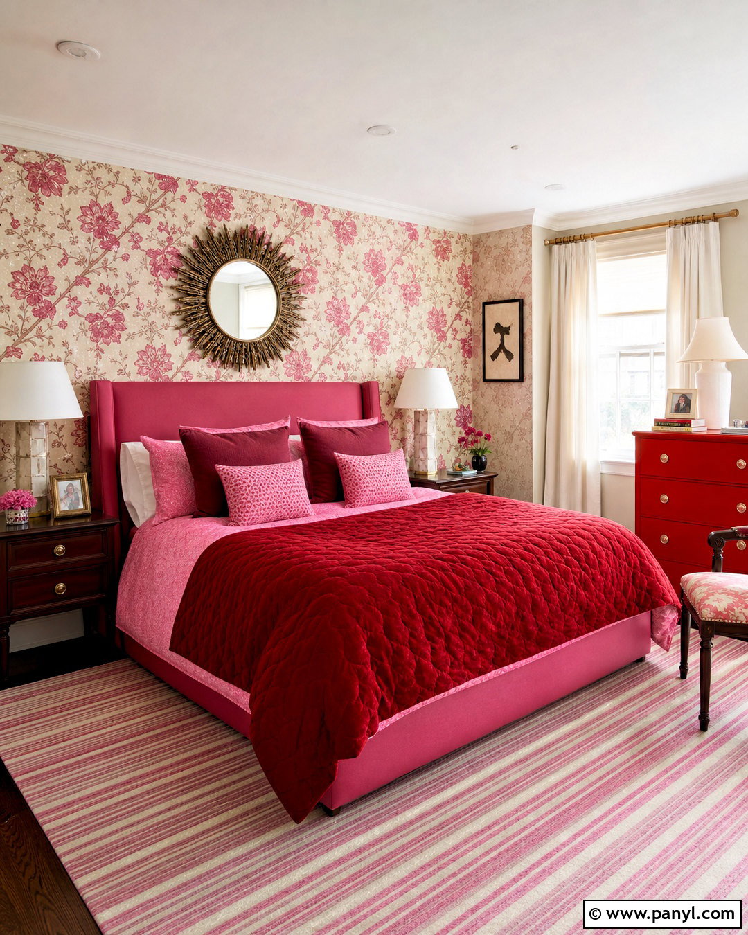 Hot Pink And Red Bedroom - 20 hot pink bedroom ideas