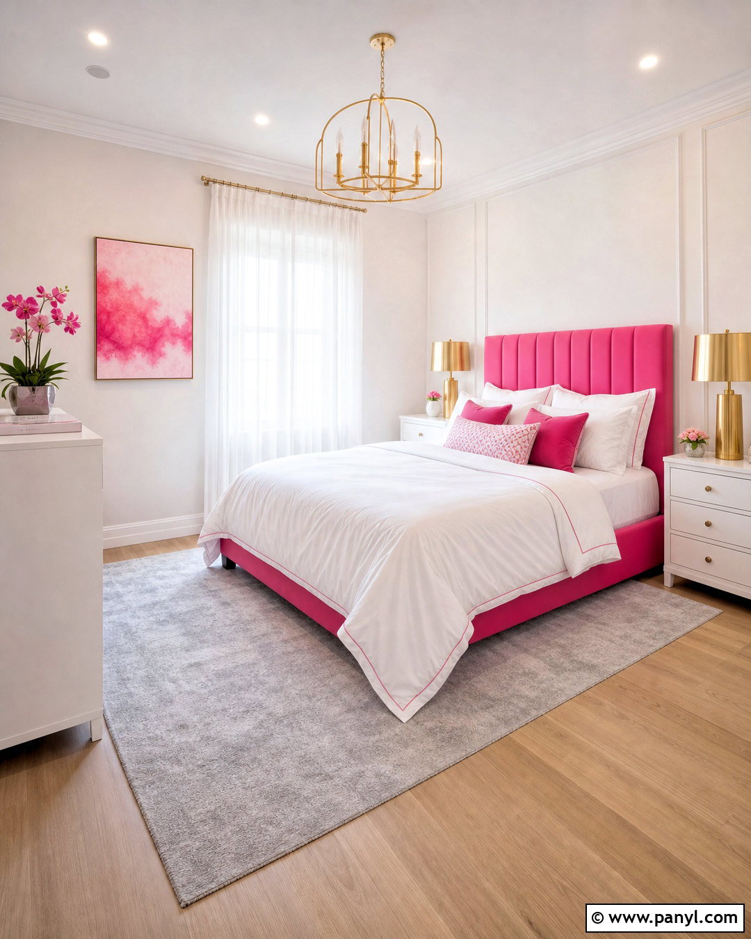 Hot Pink And White Bedroom - 20 hot pink room decor ideas