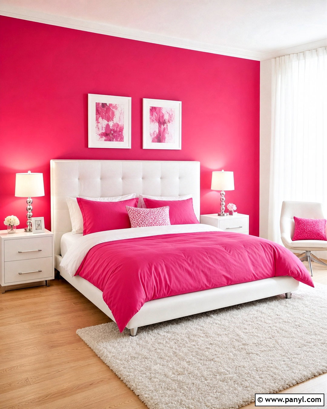 Hot Pink And White Bedroom - 20 hot pink bedroom aesthetic ideas