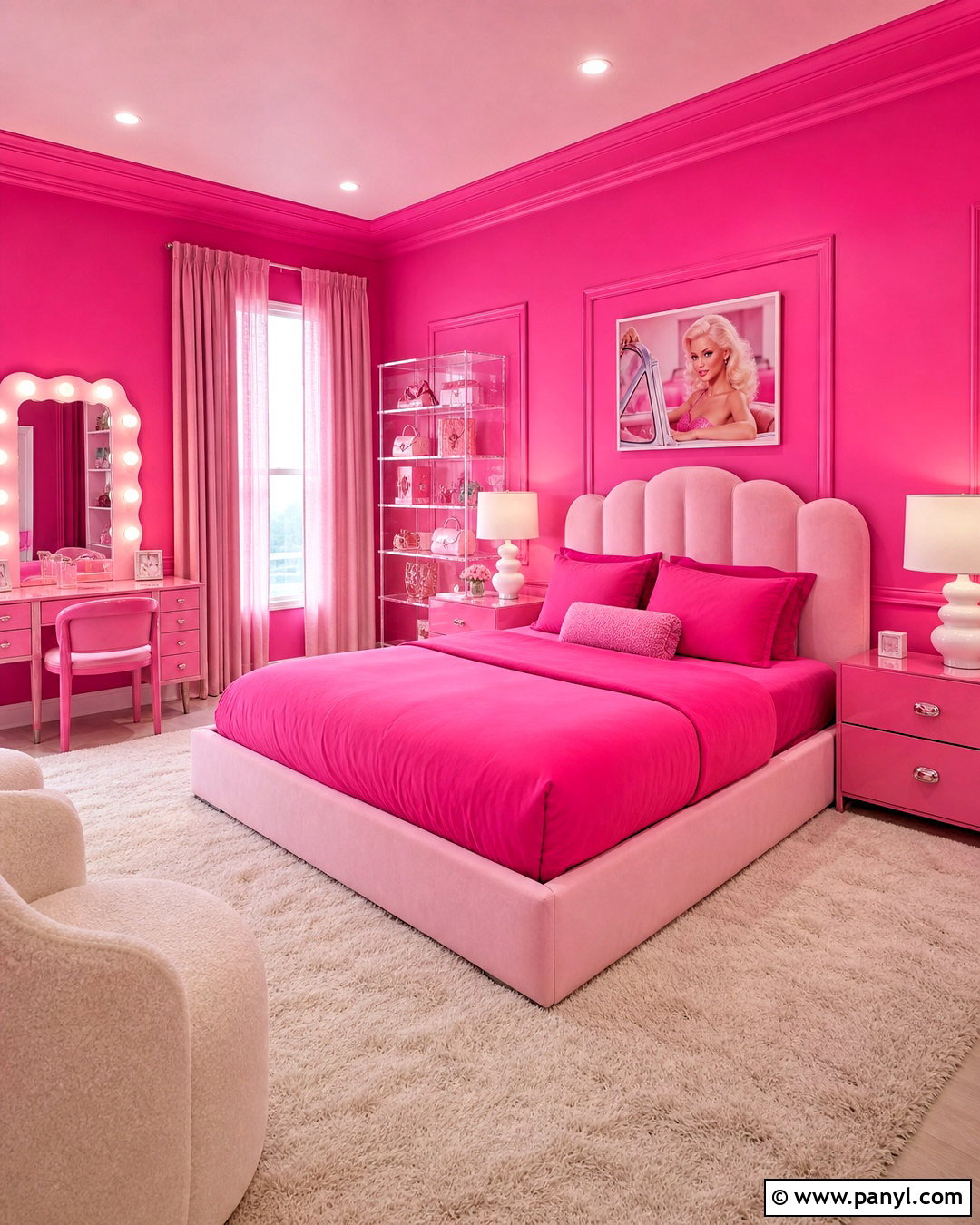 Hot Pink Barbiecore Bedroom - 20 hot pink bedroom aesthetic ideas