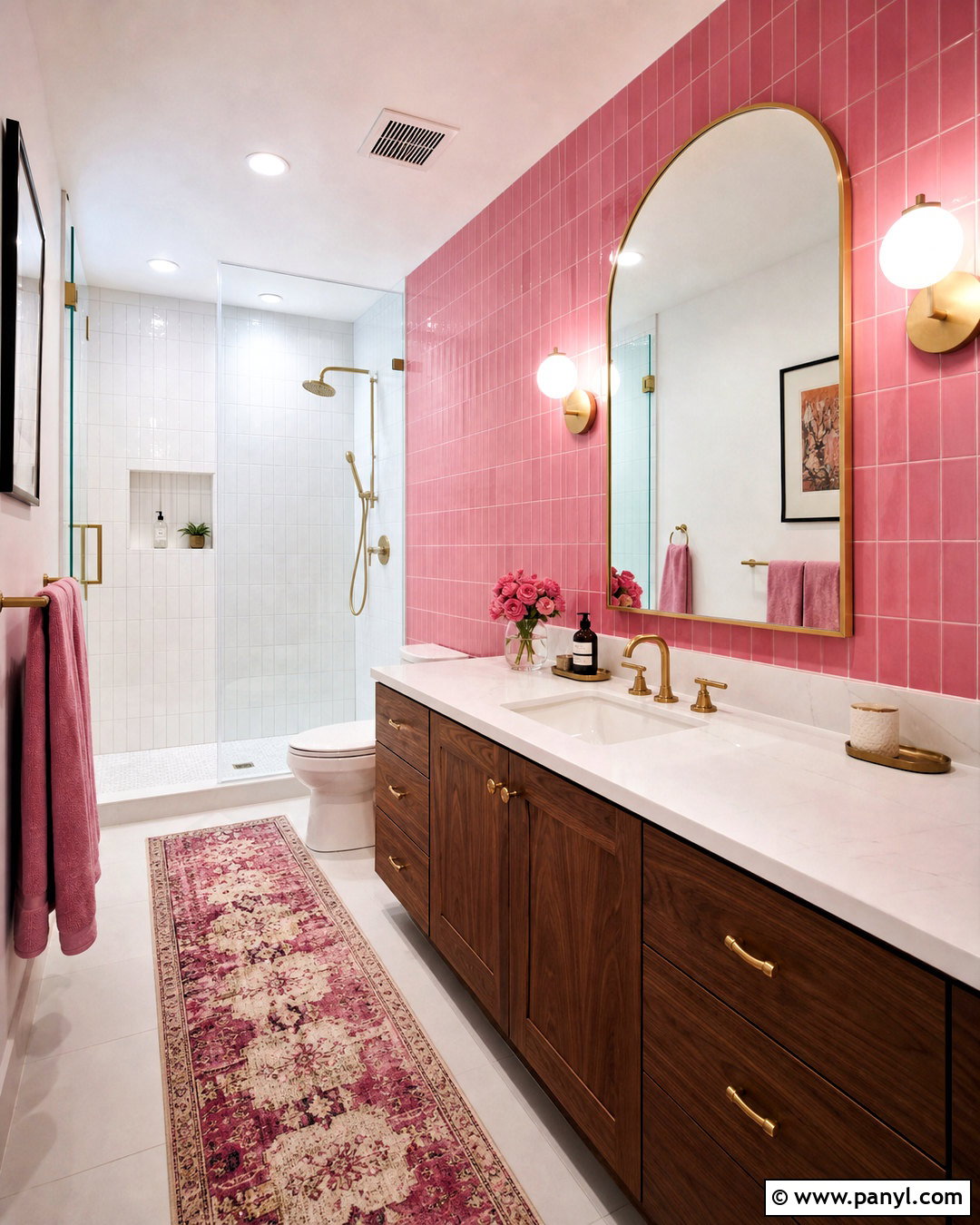 Hot Pink Bathroom - 20 hot pink room decor ideas