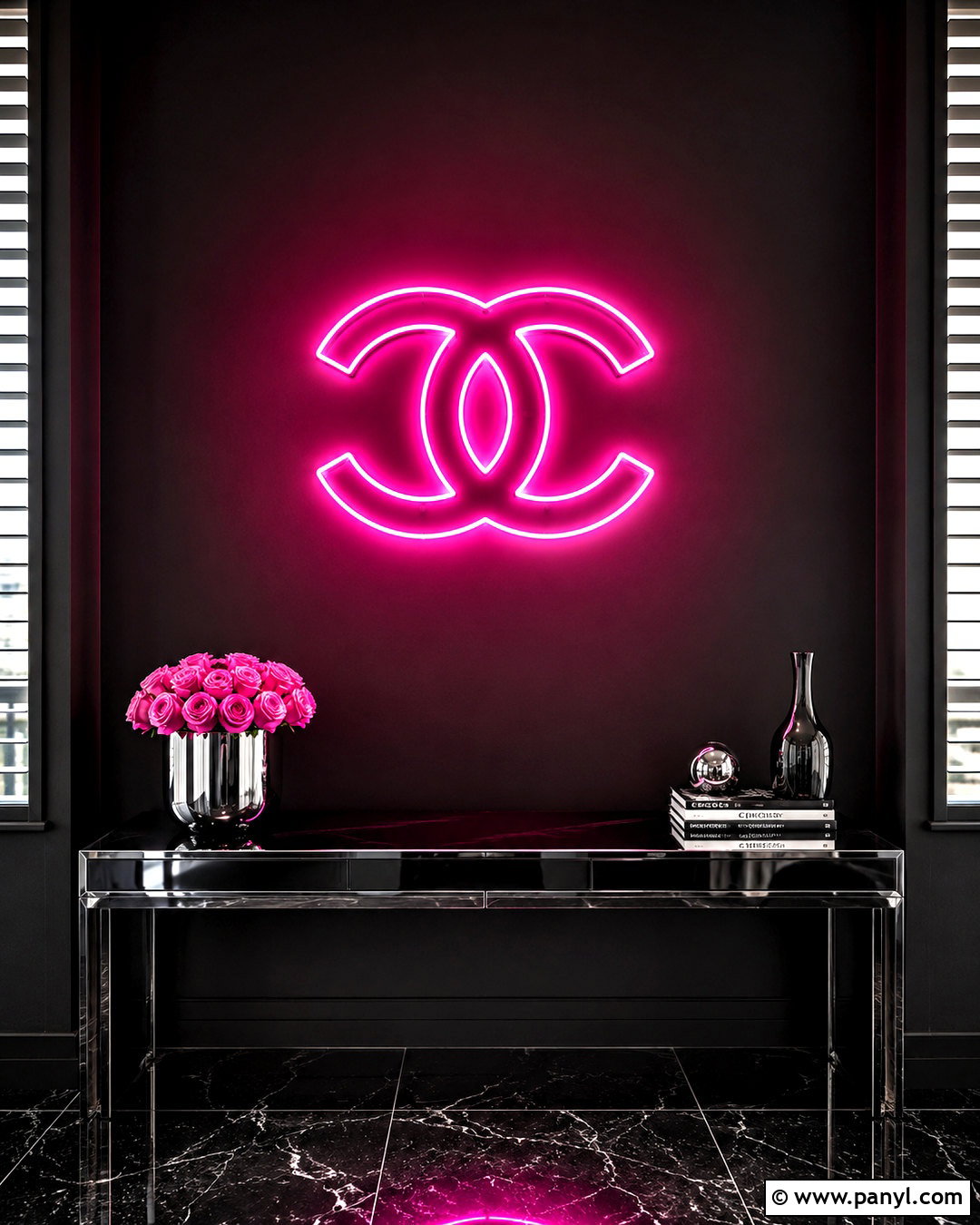 Hot Pink Chanel Neon Wallpaper - 20 pink chanel wallpapers