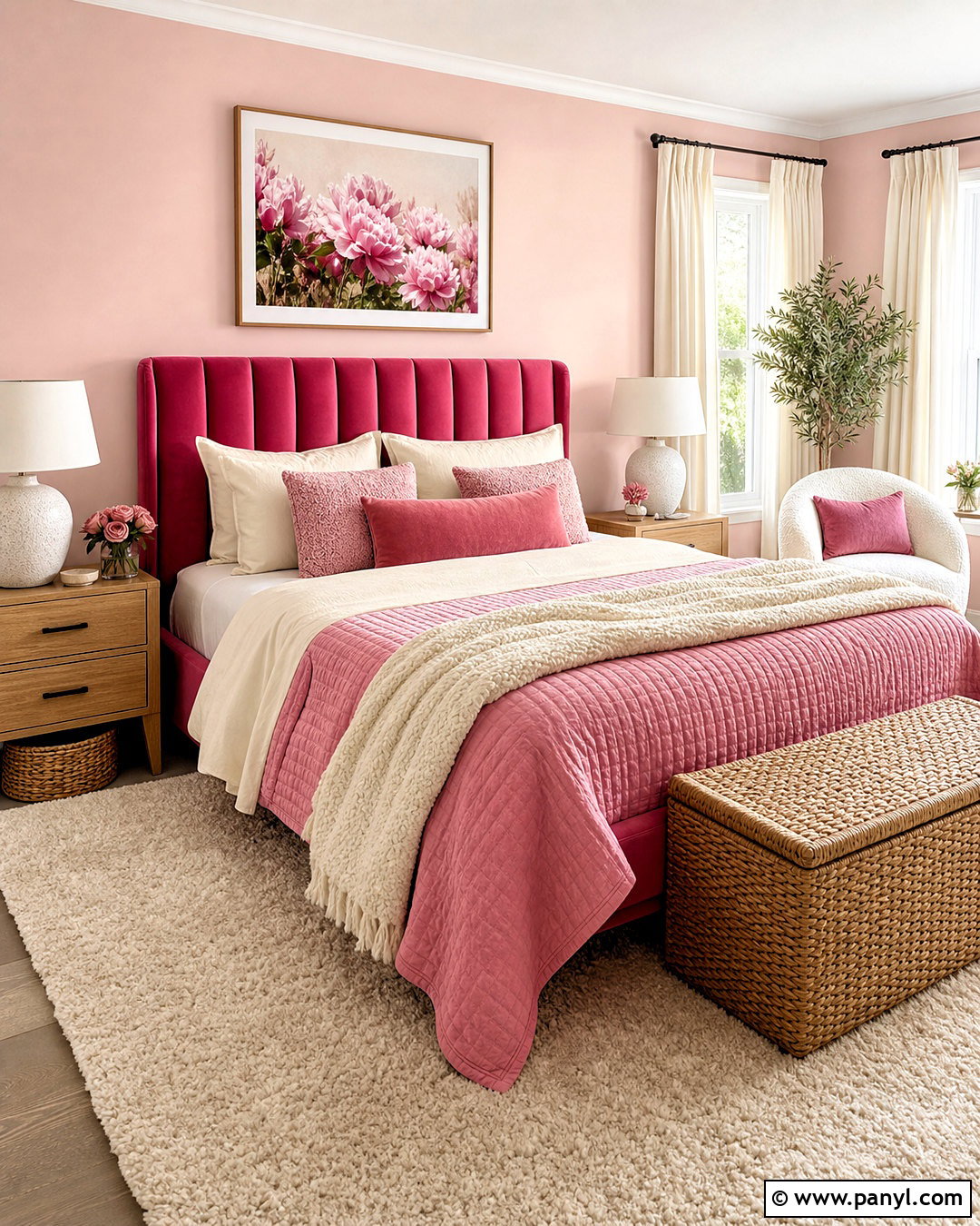 Hot Pink Cozy Room - 20 hot pink room aesthetic ideas