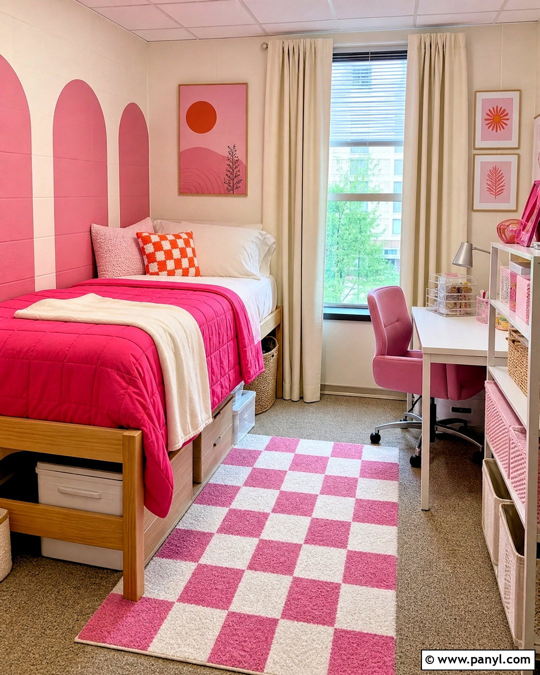 Hot Pink Dorm Room - 20 hot pink room aesthetic ideas