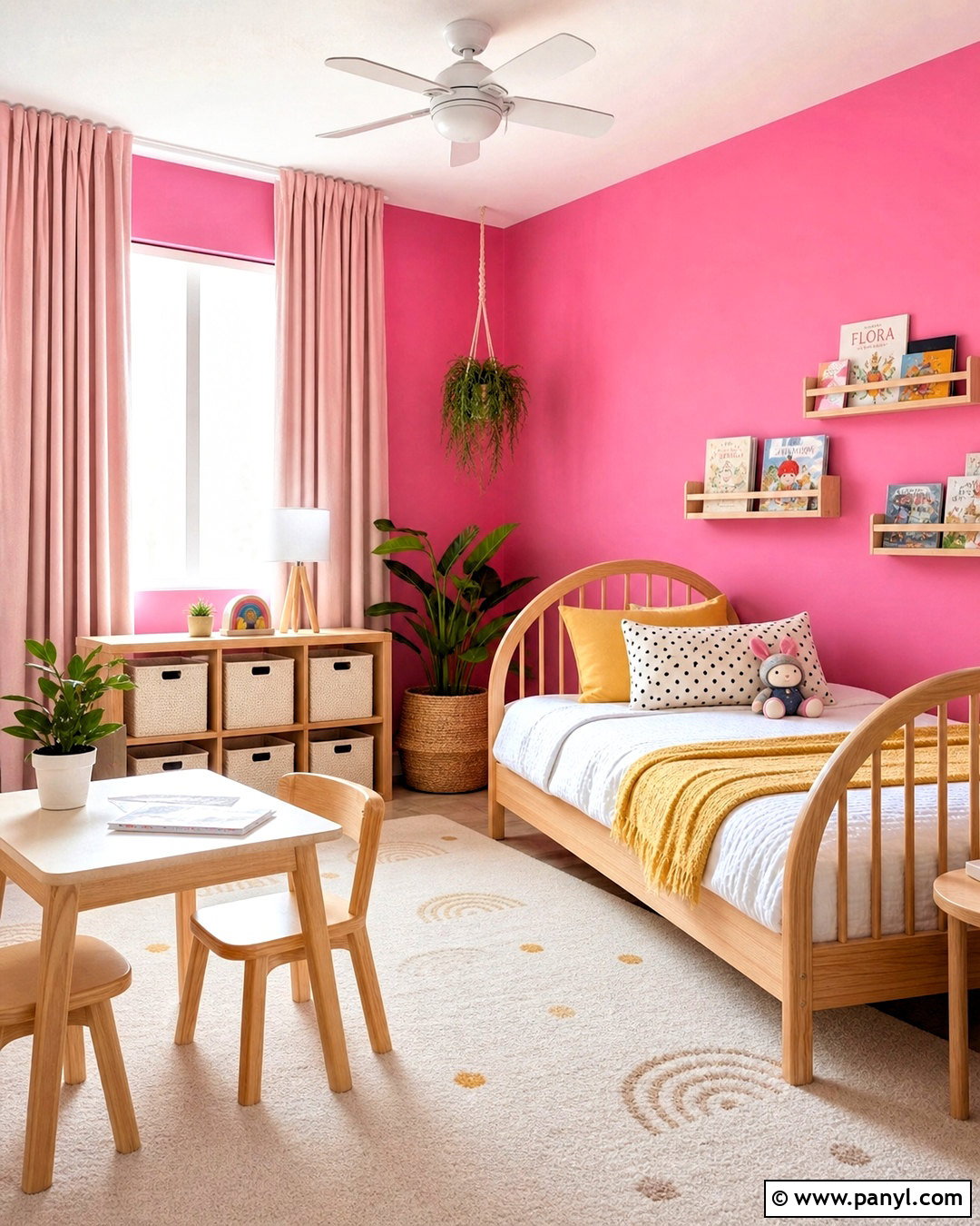 Hot Pink Kids Room - 20 hot pink room decor ideas