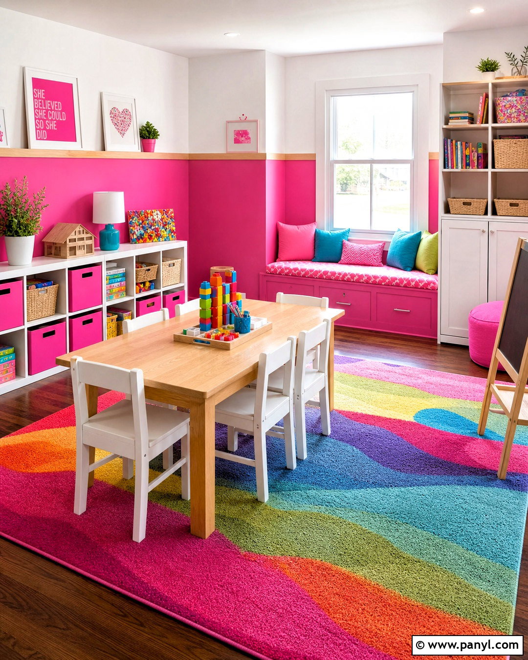 Hot Pink Playroom - 20 hot pink room ideas