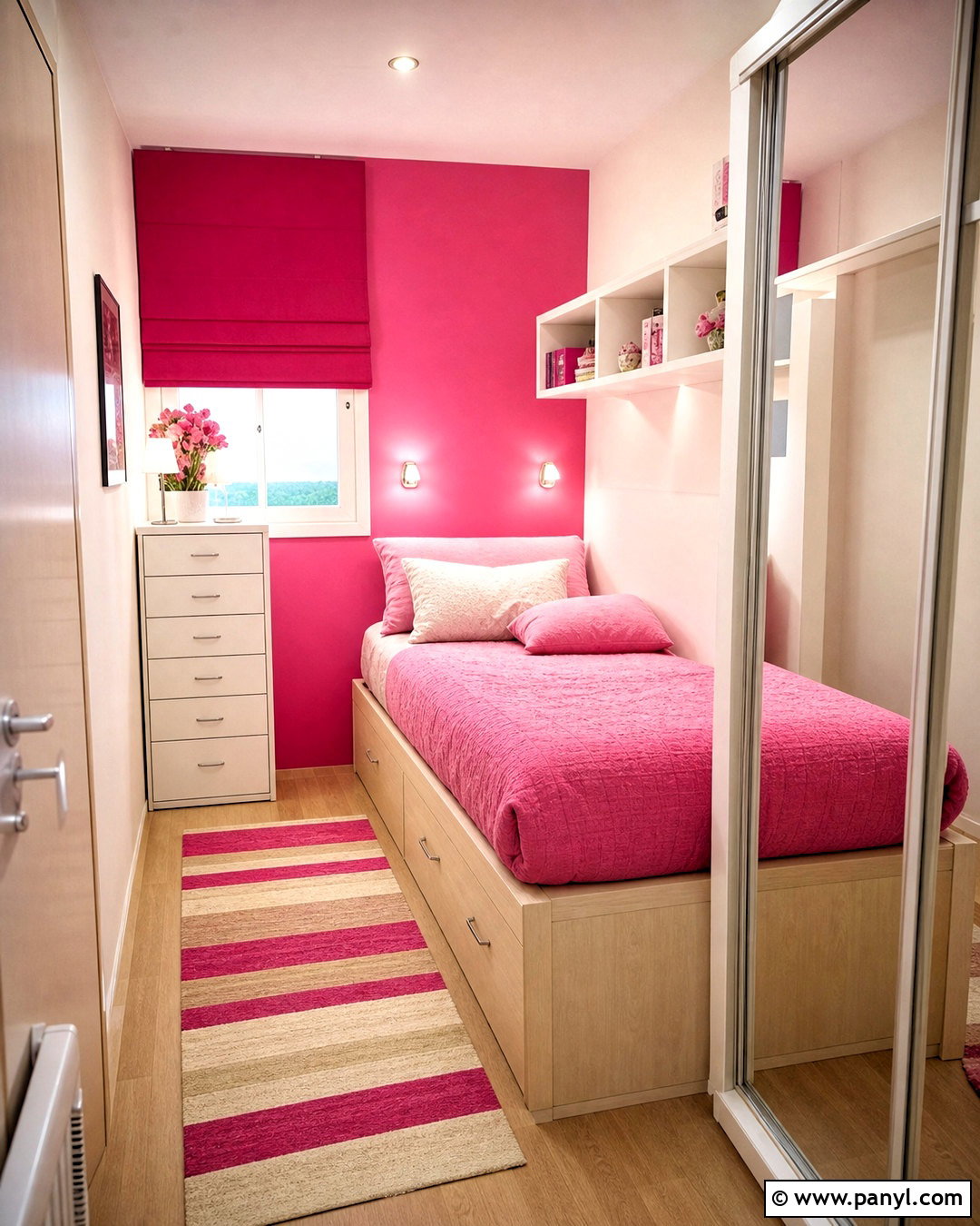 Hot Pink Small Bedroom - 20 hot pink room ideas