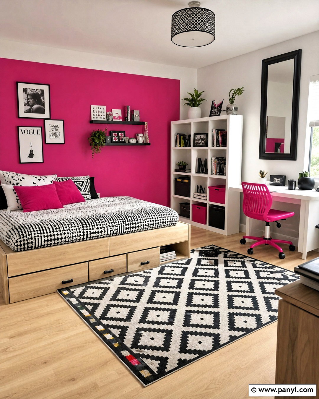 Hot Pink Teen Bedroom - 20 hot pink room decor ideas