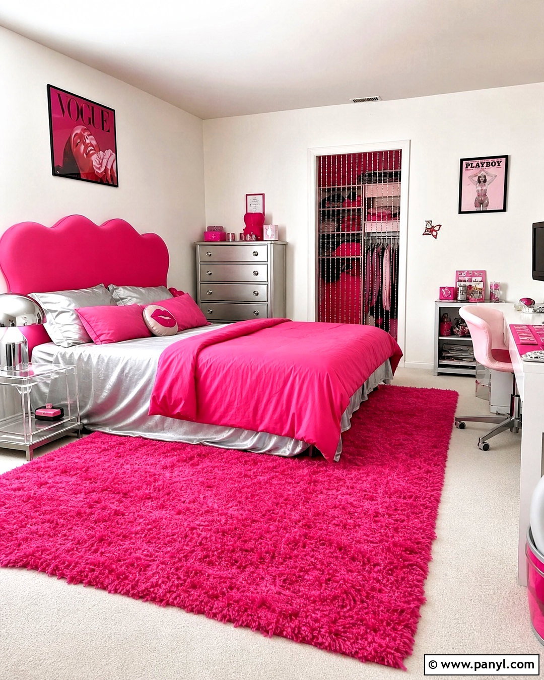 Hot Pink Y2K Bedroom - 20 hot pink bedroom aesthetic ideas