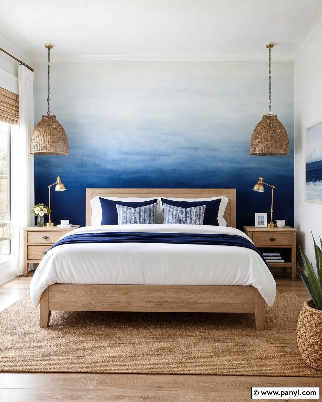 How To Paint A Blue Ombre Bedroom Wall - 20 How To Paint A Gradient Wall Ideas