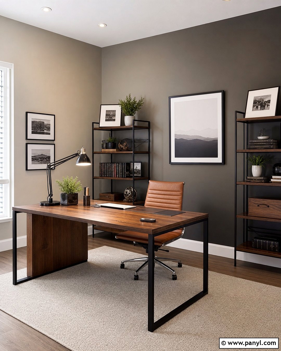 How To Paint A Gray Gradient Home Office Wall - 20 How To Paint A Gradient Wall Ideas
