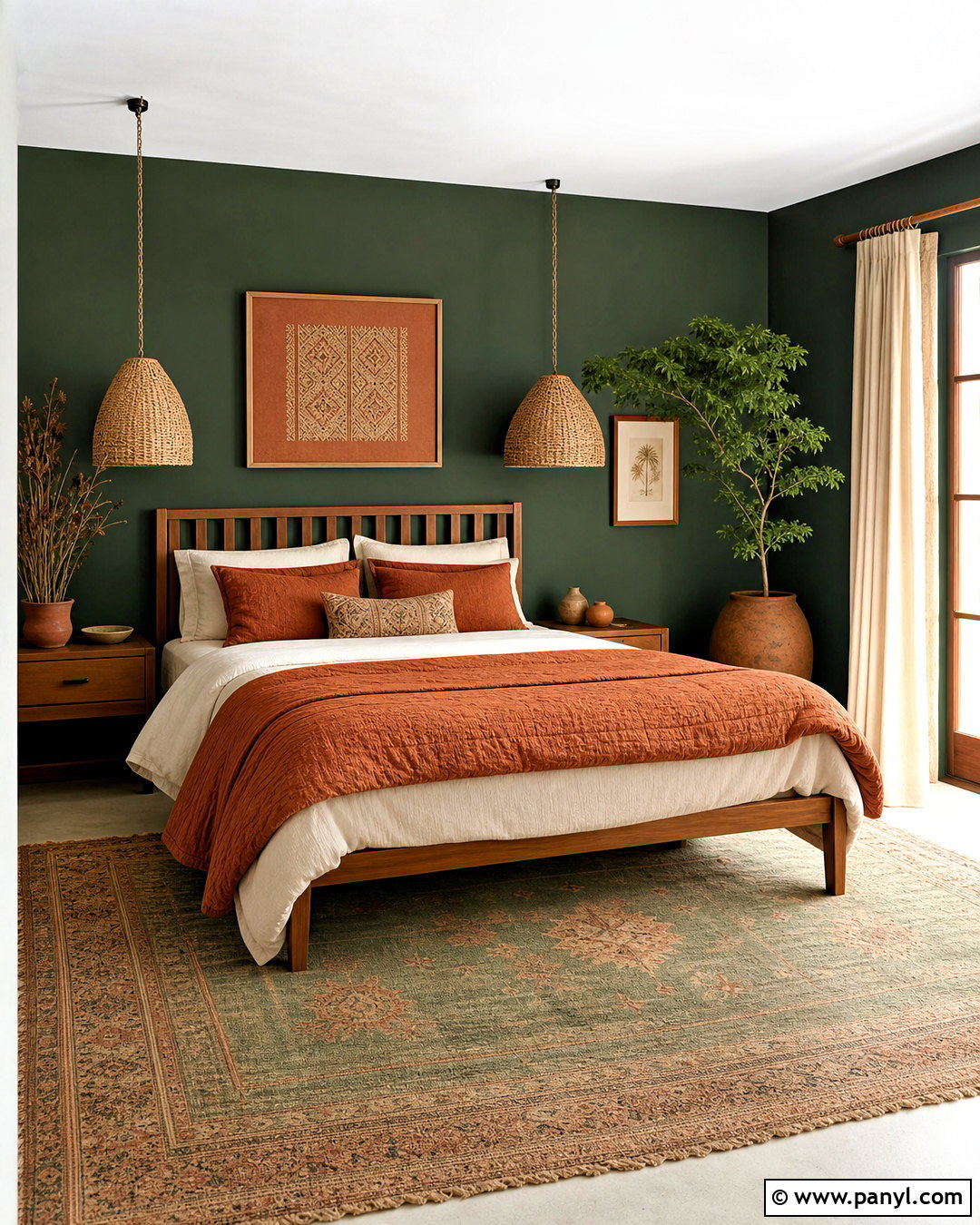 20 Hunter Green Bedroom Ideas for a Rich, Restful Retreat