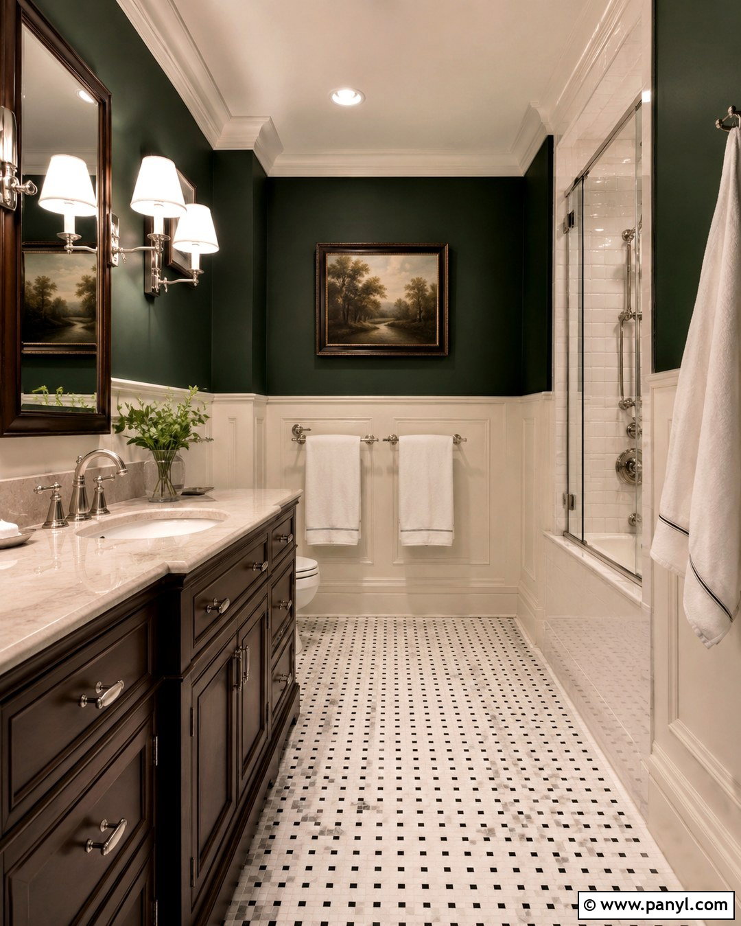 Hunter Green Bathroom Walls - 20 Best Green For Bathroom Walls