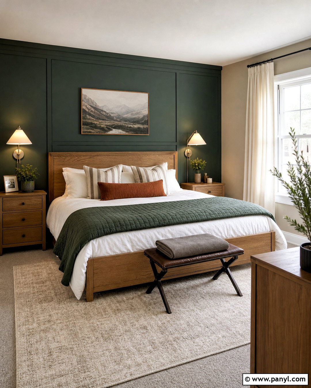 Hunter Green Guest Bedroom - 20 hunter green bedroom ideas