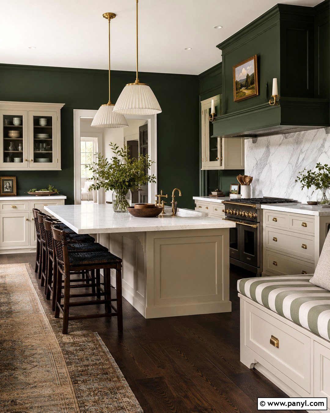 Hunter Green Kitchen Walls - 20 Best Green Color For Kitchen Walls