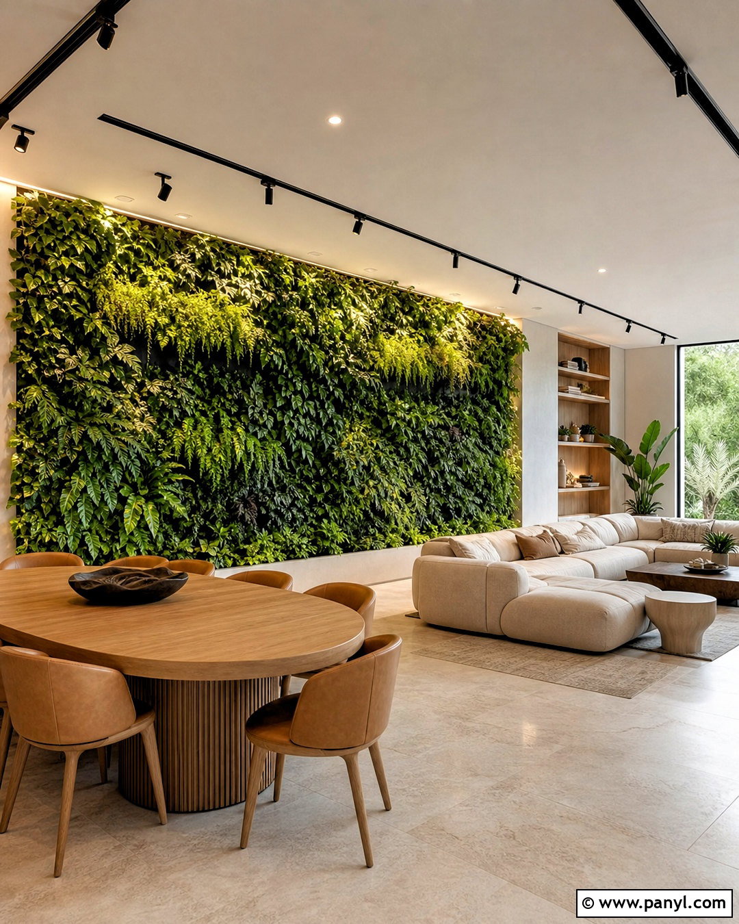 Hydroponic Indoor Green Wall - 20 indoor green wall design ideas