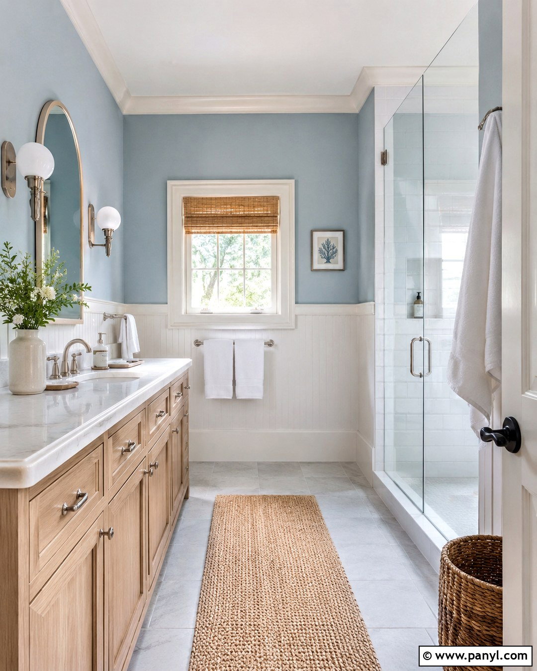 Ice Blue Bathroom Walls - 20 Shades Of Blue For Walls
