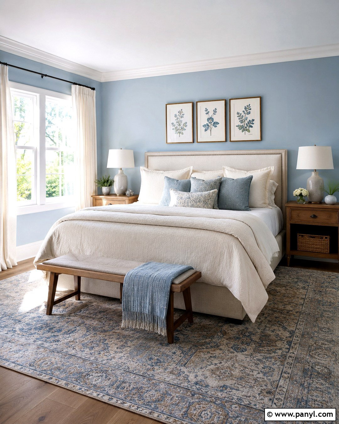 Ice Blue Walls Bedroom - 20 Ice Blue Walls