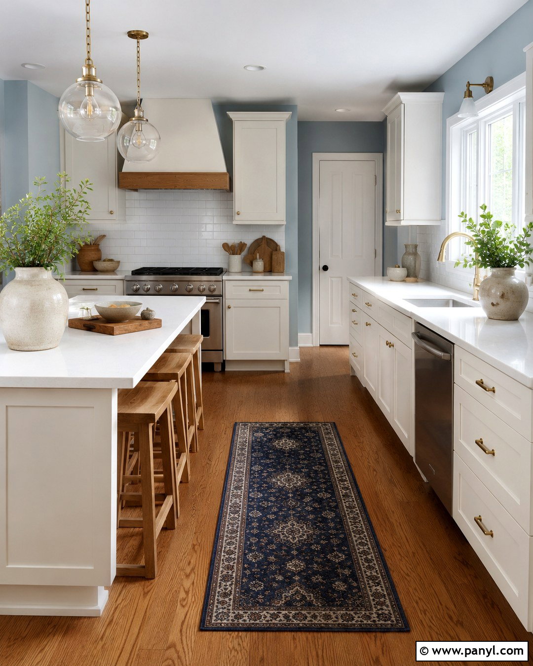 Ice Blue Walls Kitchen - 20 Ice Blue Walls