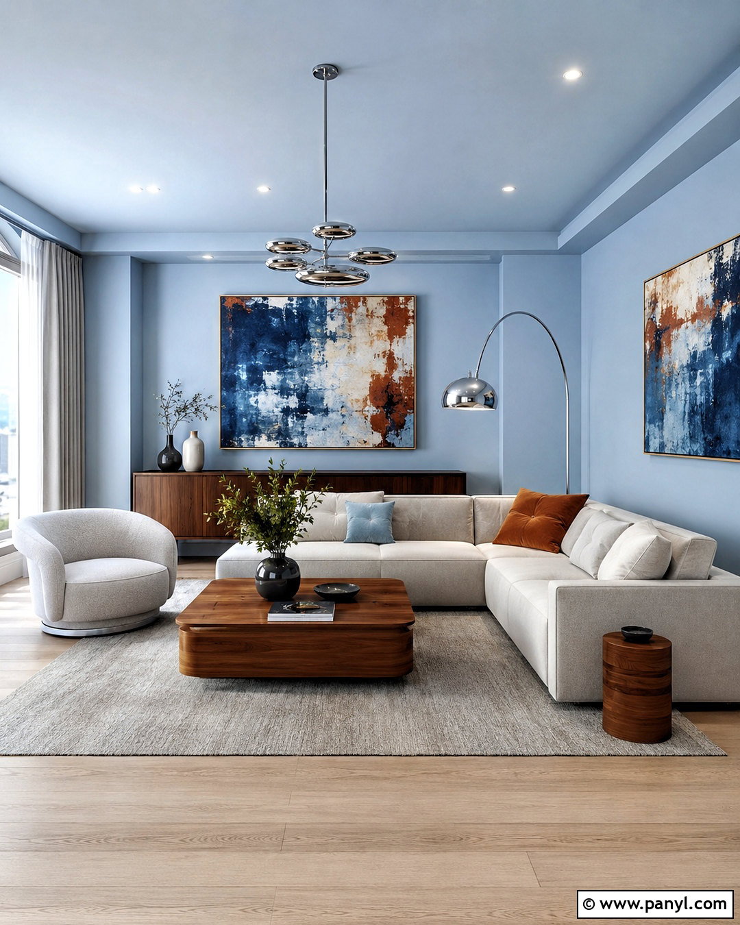 Icy Blue Wall Color - 40 Aesthetic Wall Colour Ideas