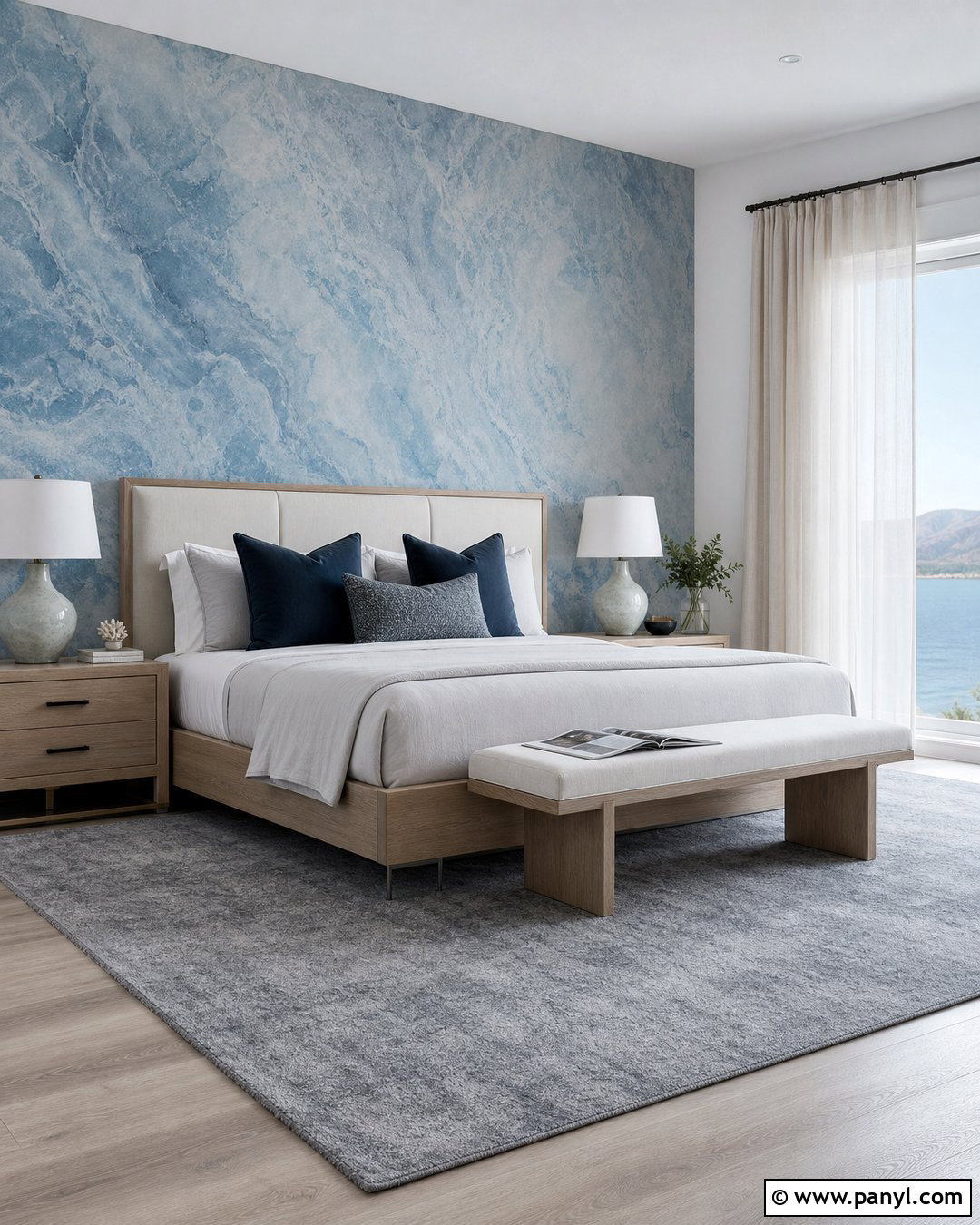 Icy Blue Wallpaper - 40 Wallpaper Colour Ideas