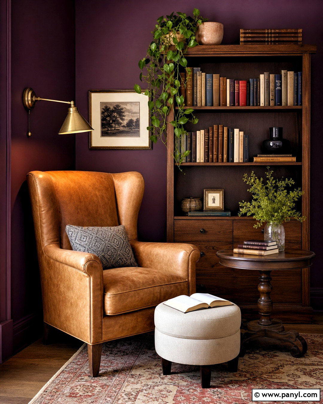 Impulsive Purple Reading Corner - 20 royal purple paint colors