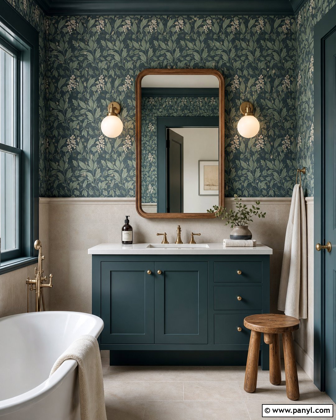 Inchyra Blue Wallpaper Bathroom - 20 Farrow And Ball Wallpaper Colour Chart Ideas