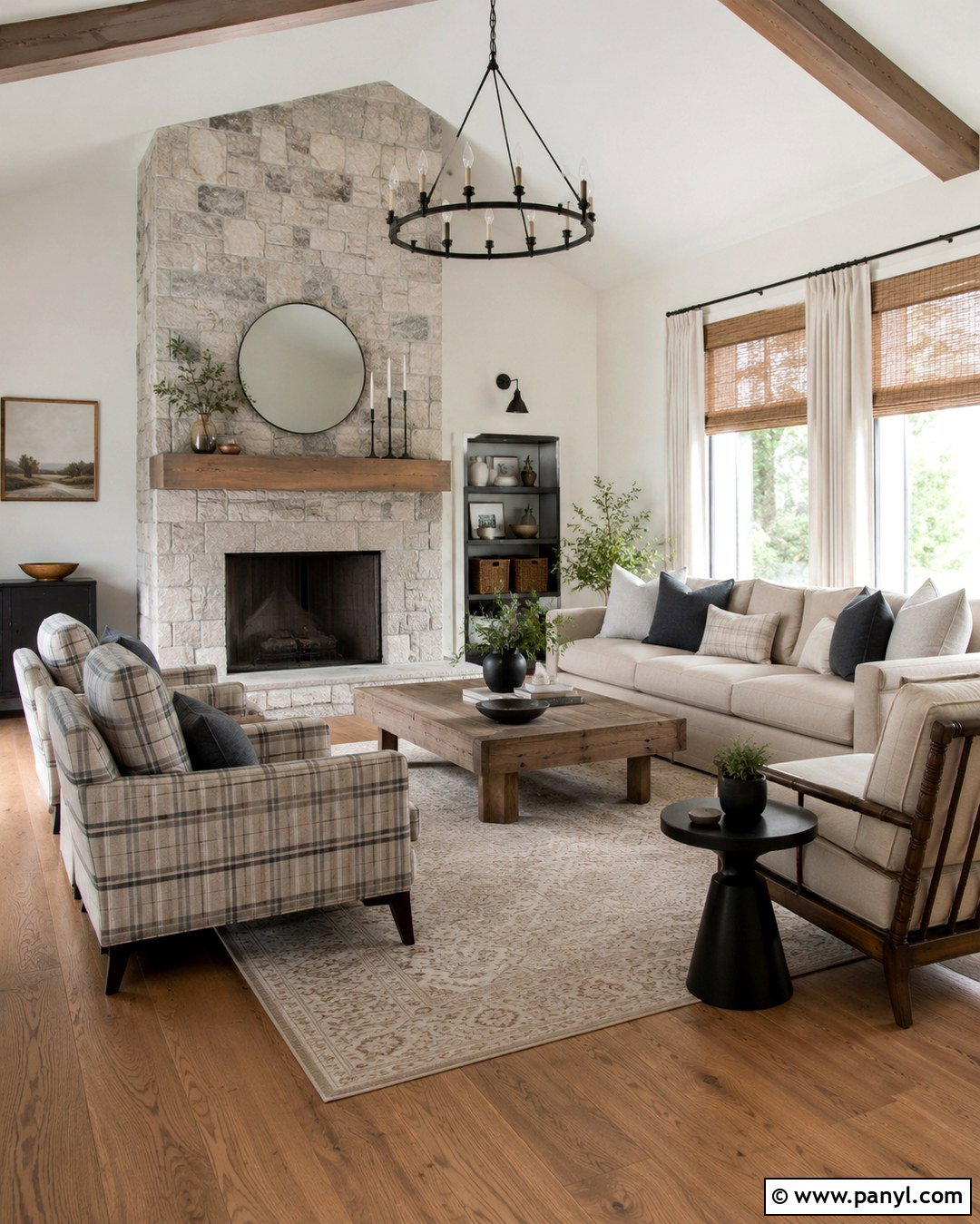 Incredible White Walls In A Farmhouse Living Room - 20 Sherwin Williams Incredible White Walls
