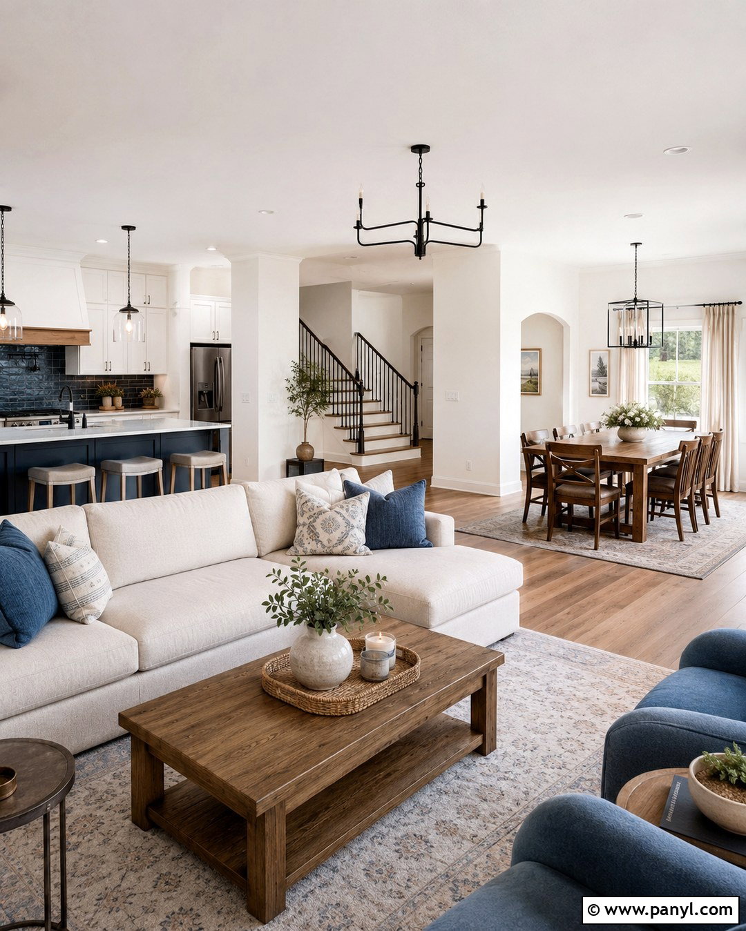 Incredible White Walls In An Open Floor Plan - 20 Sherwin Williams Incredible White Walls