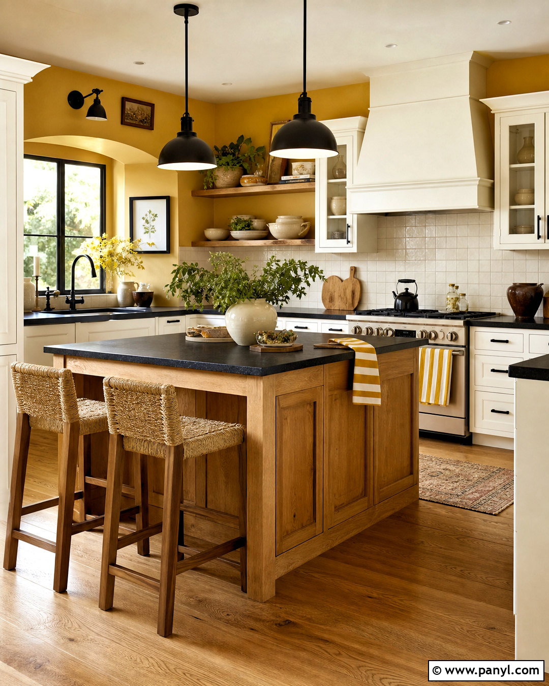 India Yellow And Strong White Kitchen - 20 farrow and ball colour schemes