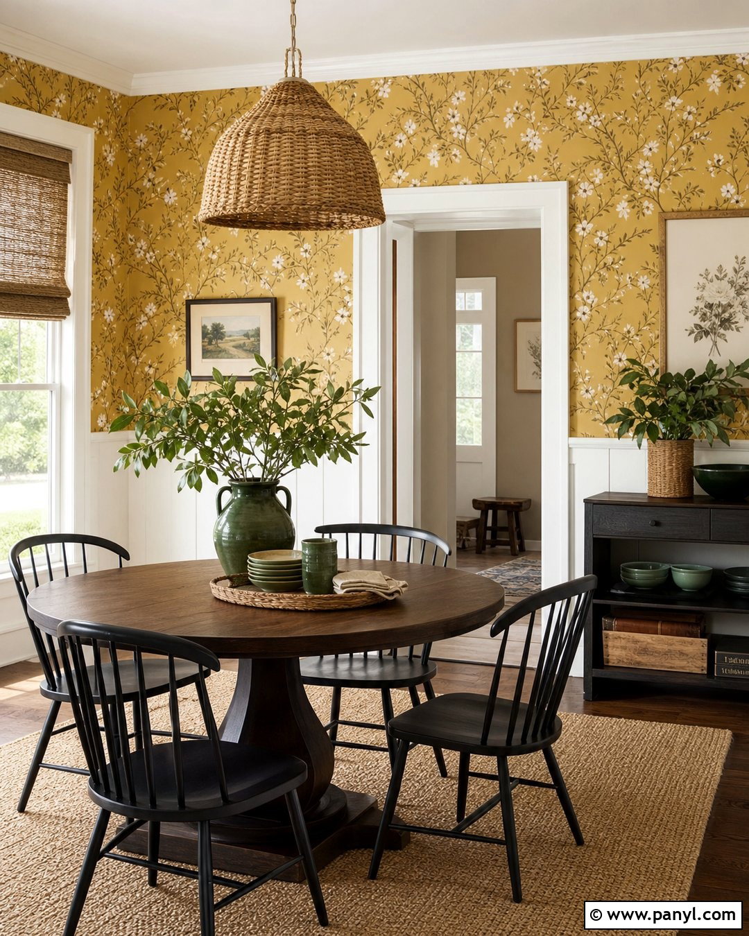 India Yellow Wallpaper Breakfast Room - 20 Farrow And Ball Wallpaper Colour Chart Ideas