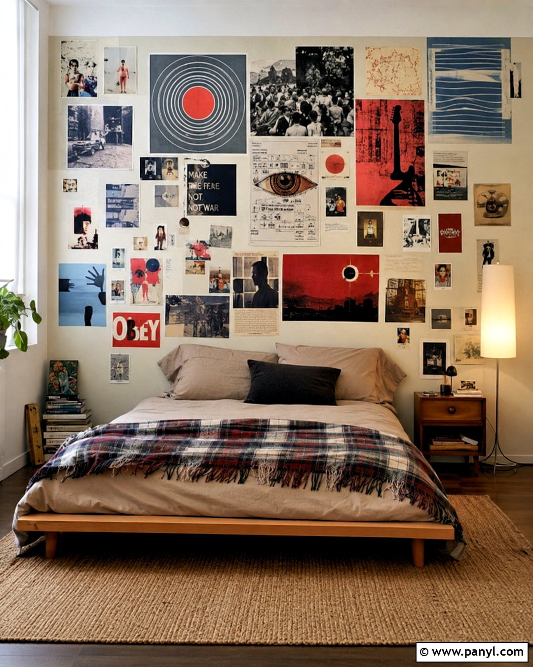 Indie Collage Poster Wall - 20 poster wall ideas aesthetic ideas