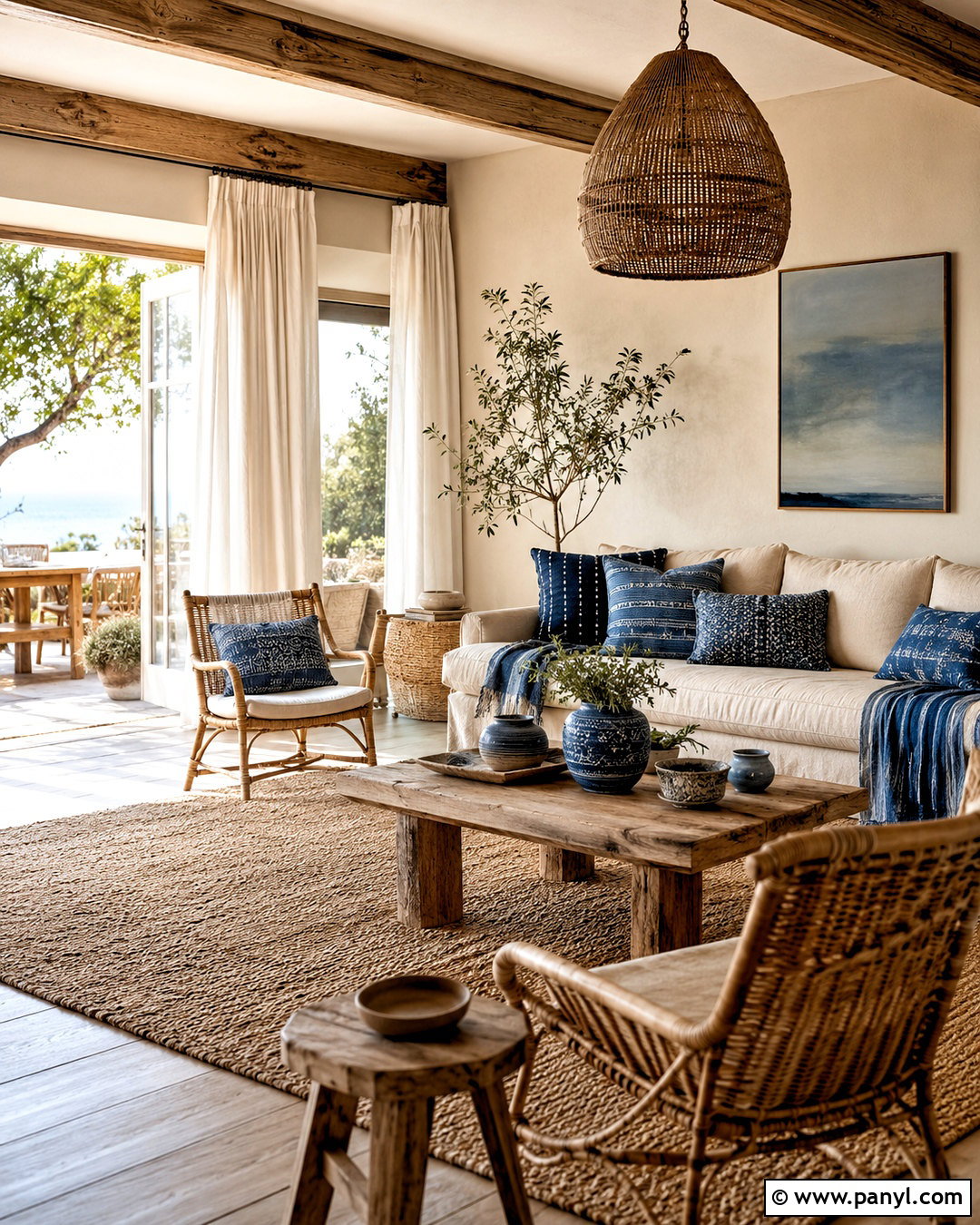 Indigo And Sand Boho Color Palette - 20 boho chic color palette ideas
