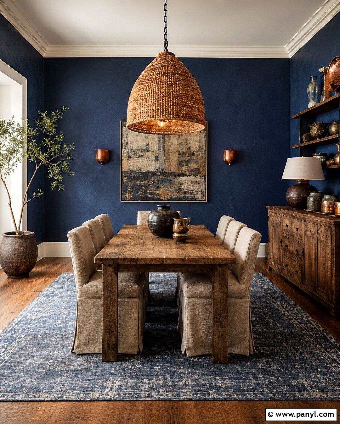 Indigo Blue Dining Room Walls - 20 Blue Shades Wall Paint Ideas