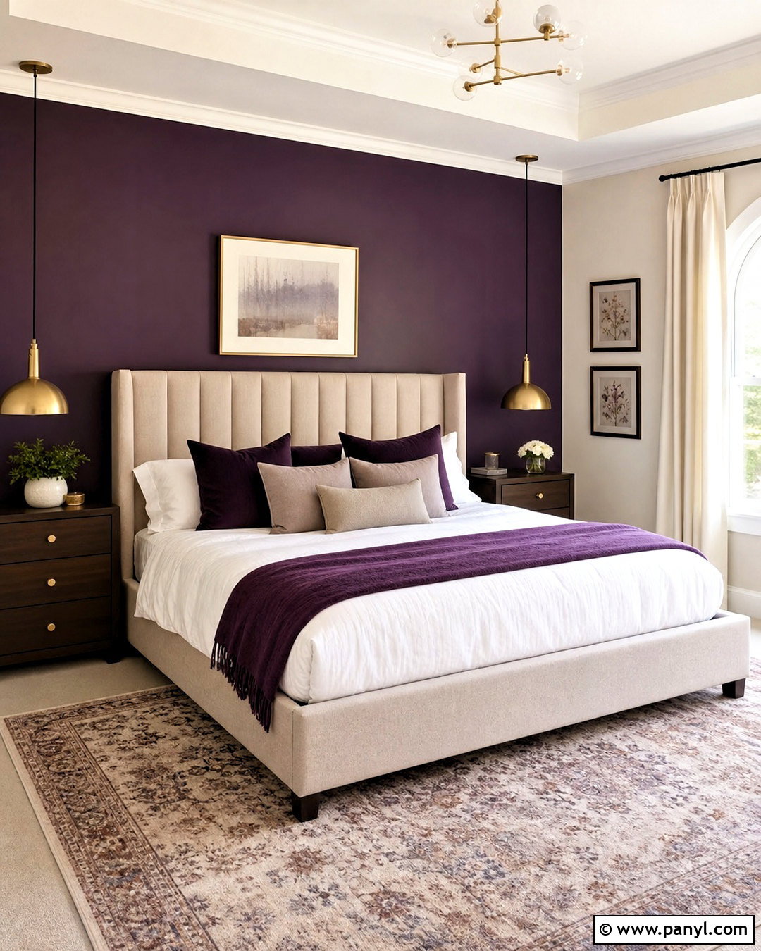 Indigo Wine-N 9592 Bedroom - 20 asian paints colour shades for bedroom ideas