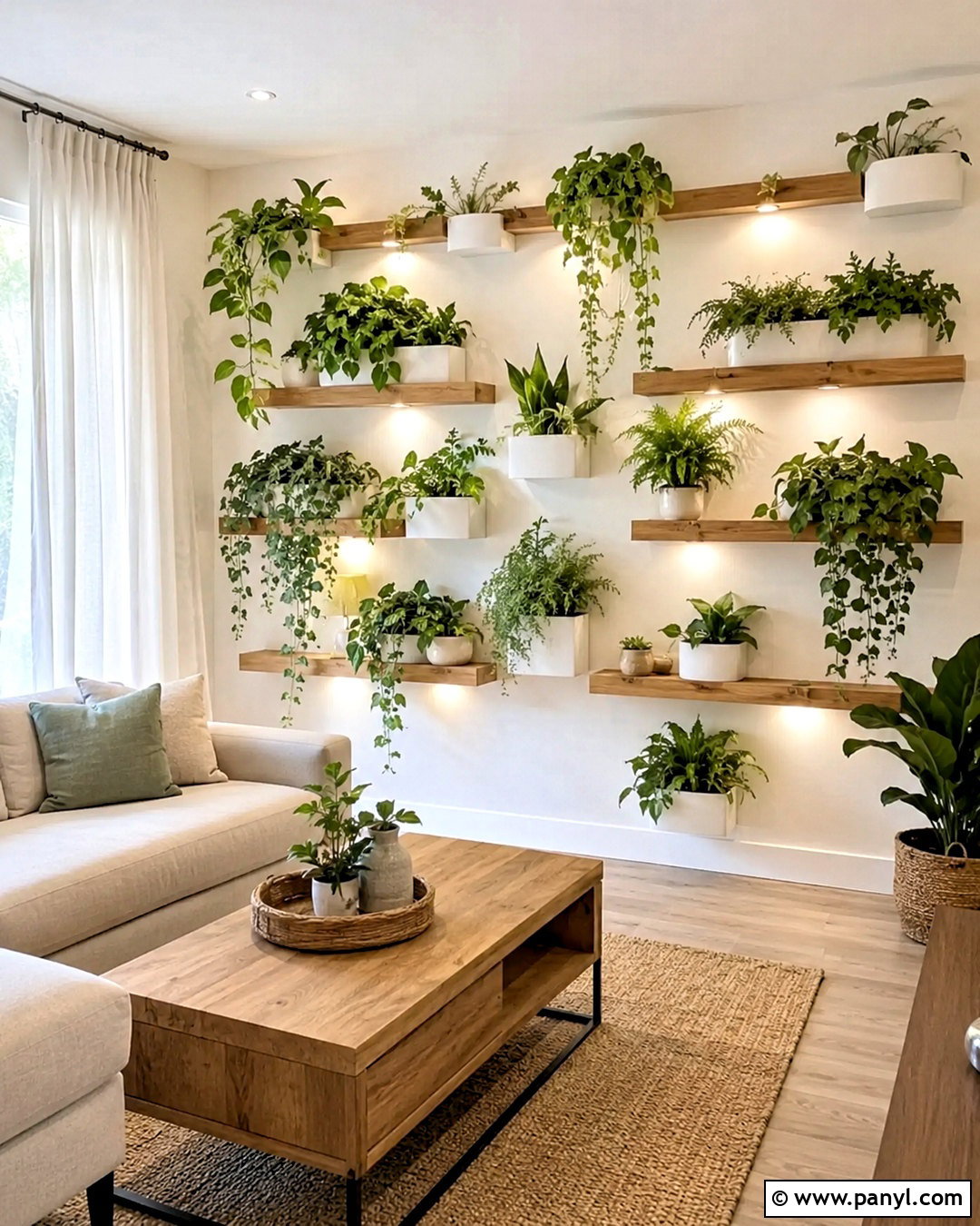 Indoor Plant Wall - 20 decorative wall design ideas