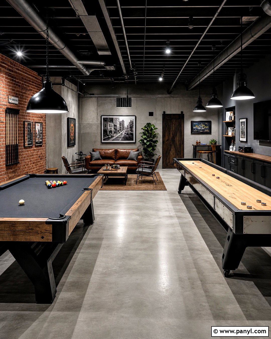 Industrial Basement Game Room - 20 industrial basement ideas