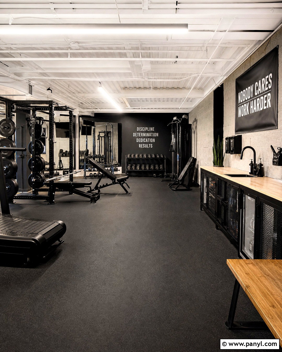 Industrial Basement Home Gym - 20 industrial basement ideas