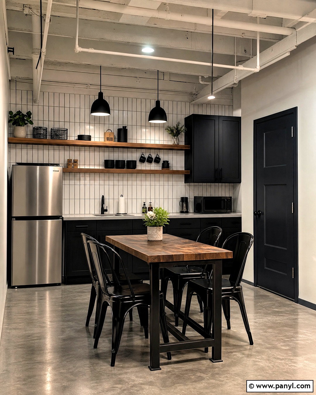 Industrial Basement Kitchenette - 20 industrial basement ideas