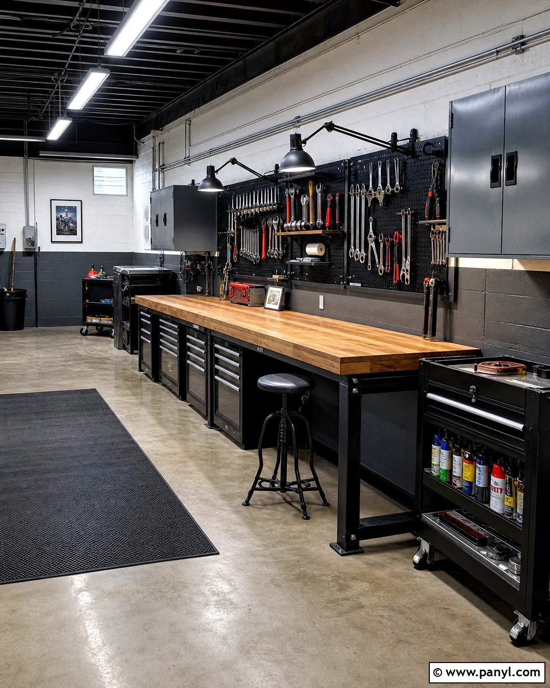 Industrial Basement Workshop - 20 industrial basement ideas