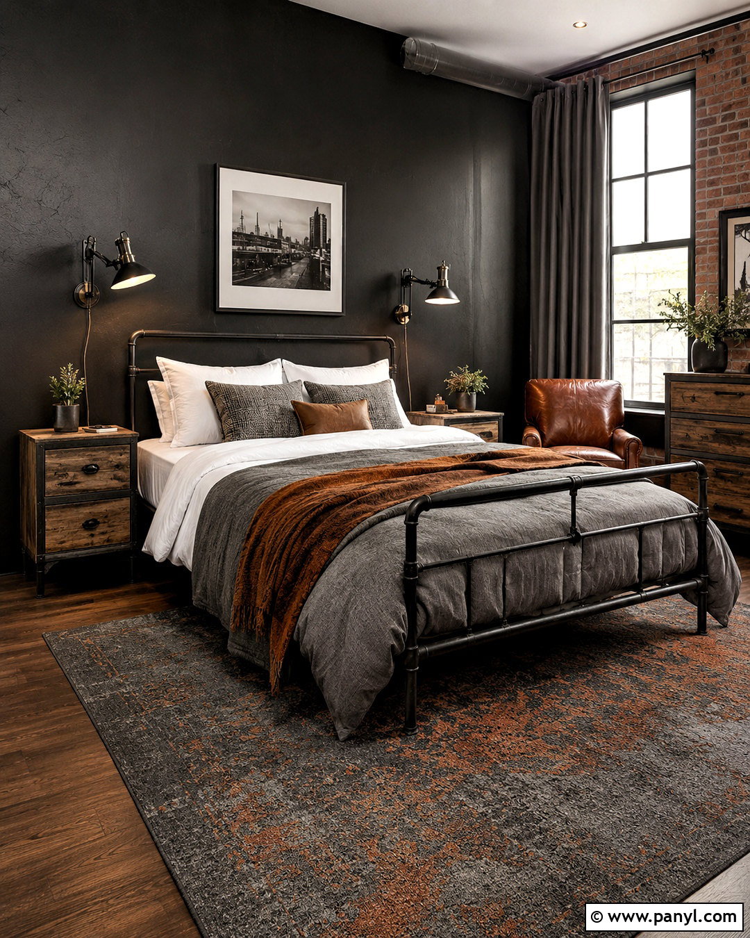 20 Black Wall in Bedroom Ideas for a Cozy Designer Retreat
