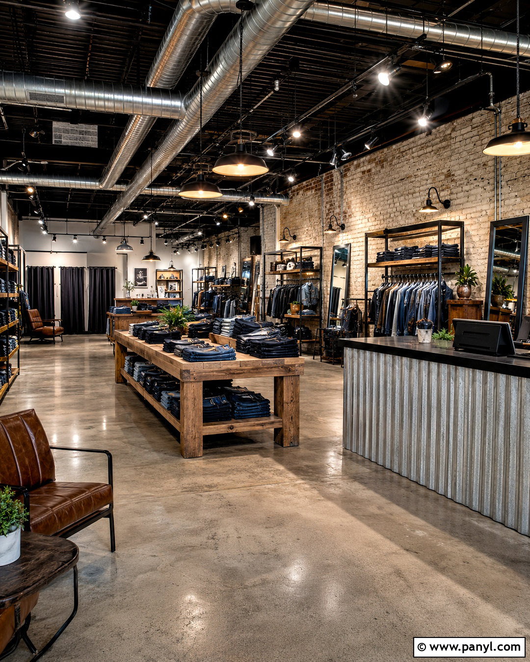 Industrial Denim Store - 20 denim store ideas