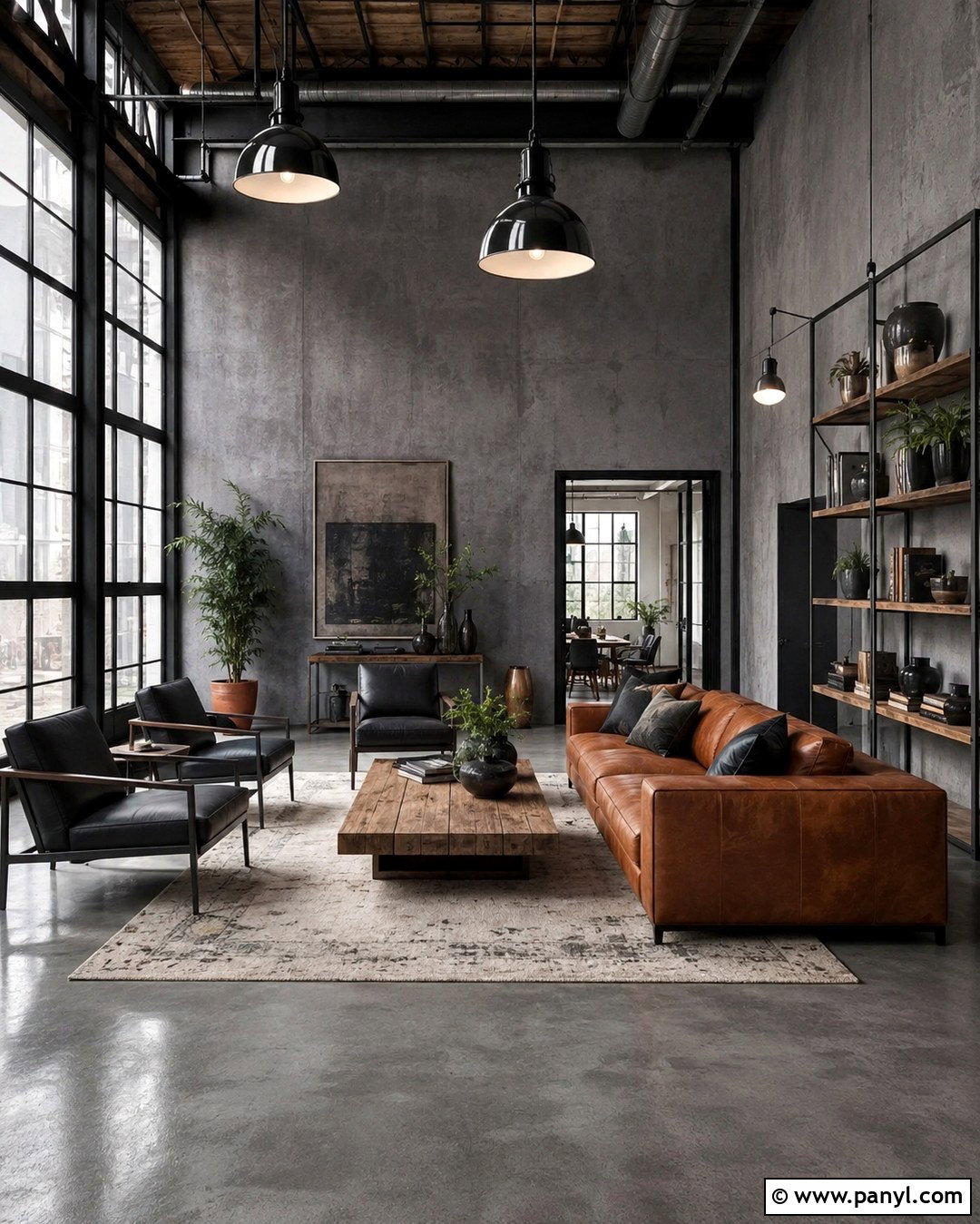 Industrial Gray Interior - 20 Gray Walls Gray Floors