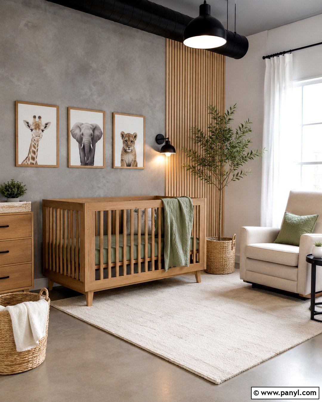Industrial Grey Nursery Wall - 20 Industrial Grey Wall Ideas