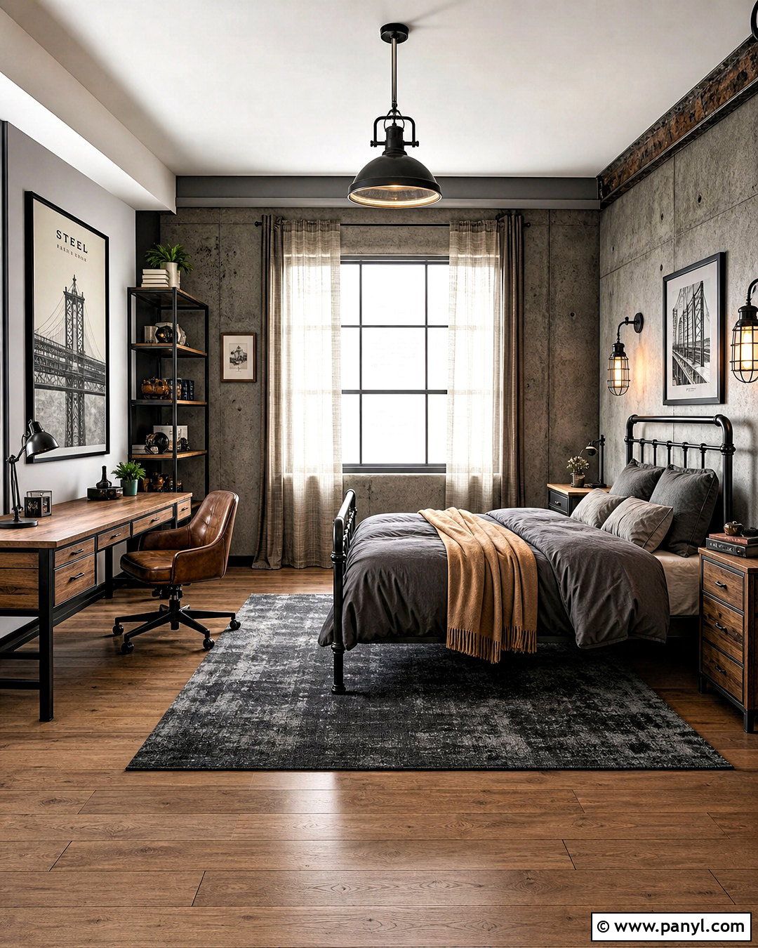 Industrial Guys Bedroom - 20 aesthetic guys