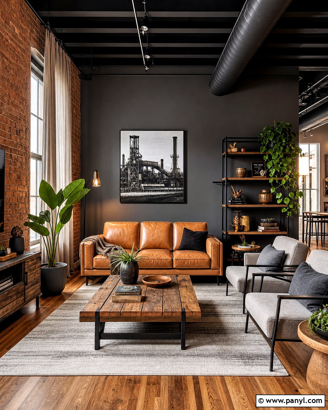 Industrial Iron Ore Living Room - 20 iron ore living room ideas
