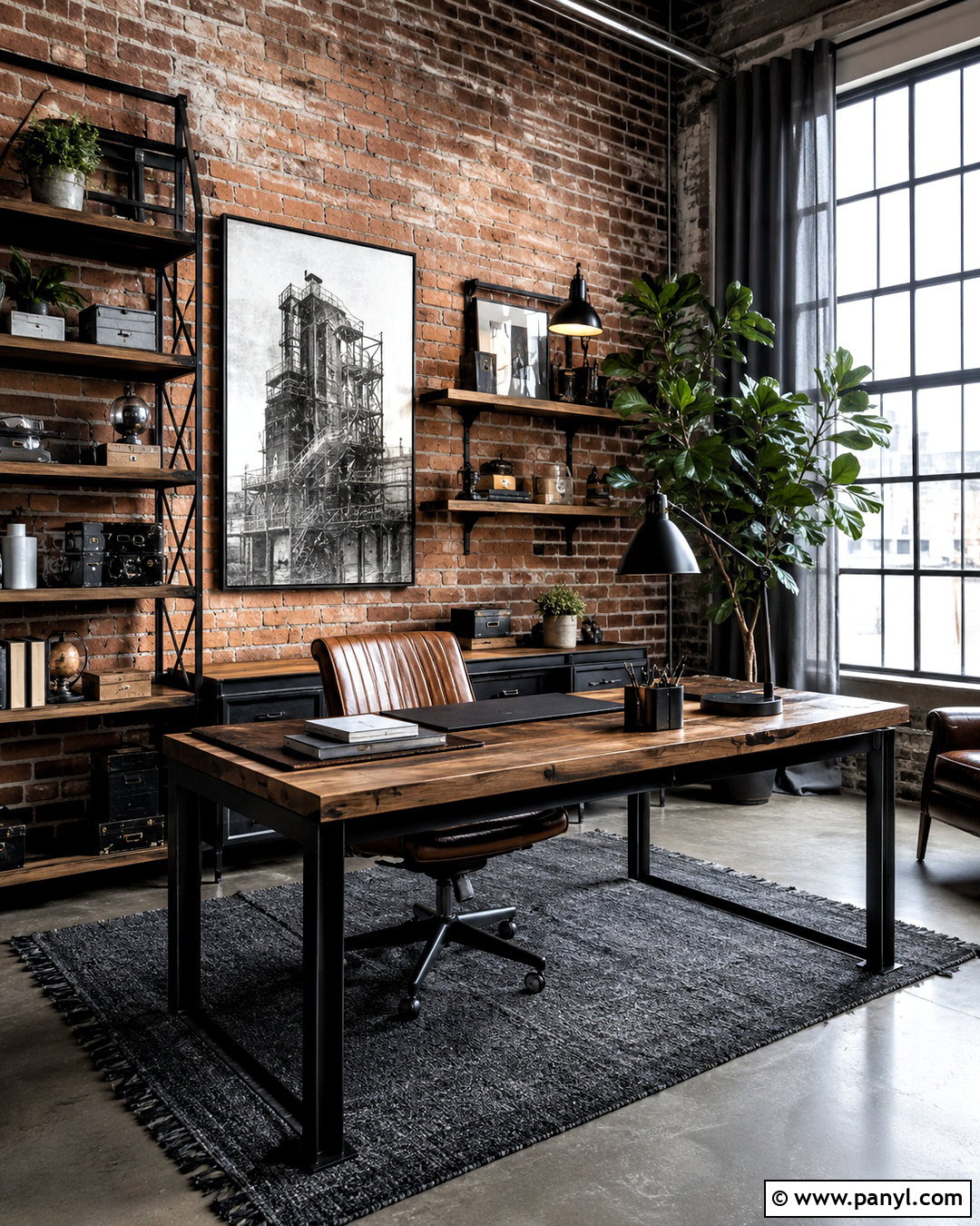 Industrial Loft Home Office - 20 my vibe ideas
