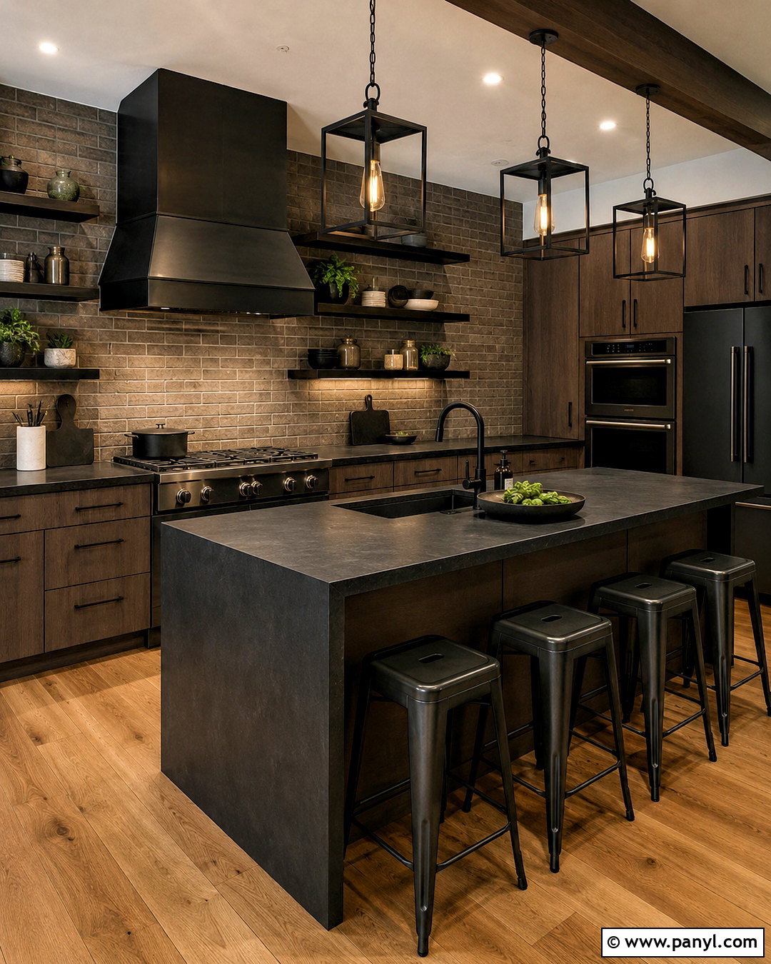 Industrial Mocha Kitchen - 20 mocha kitchen ideas