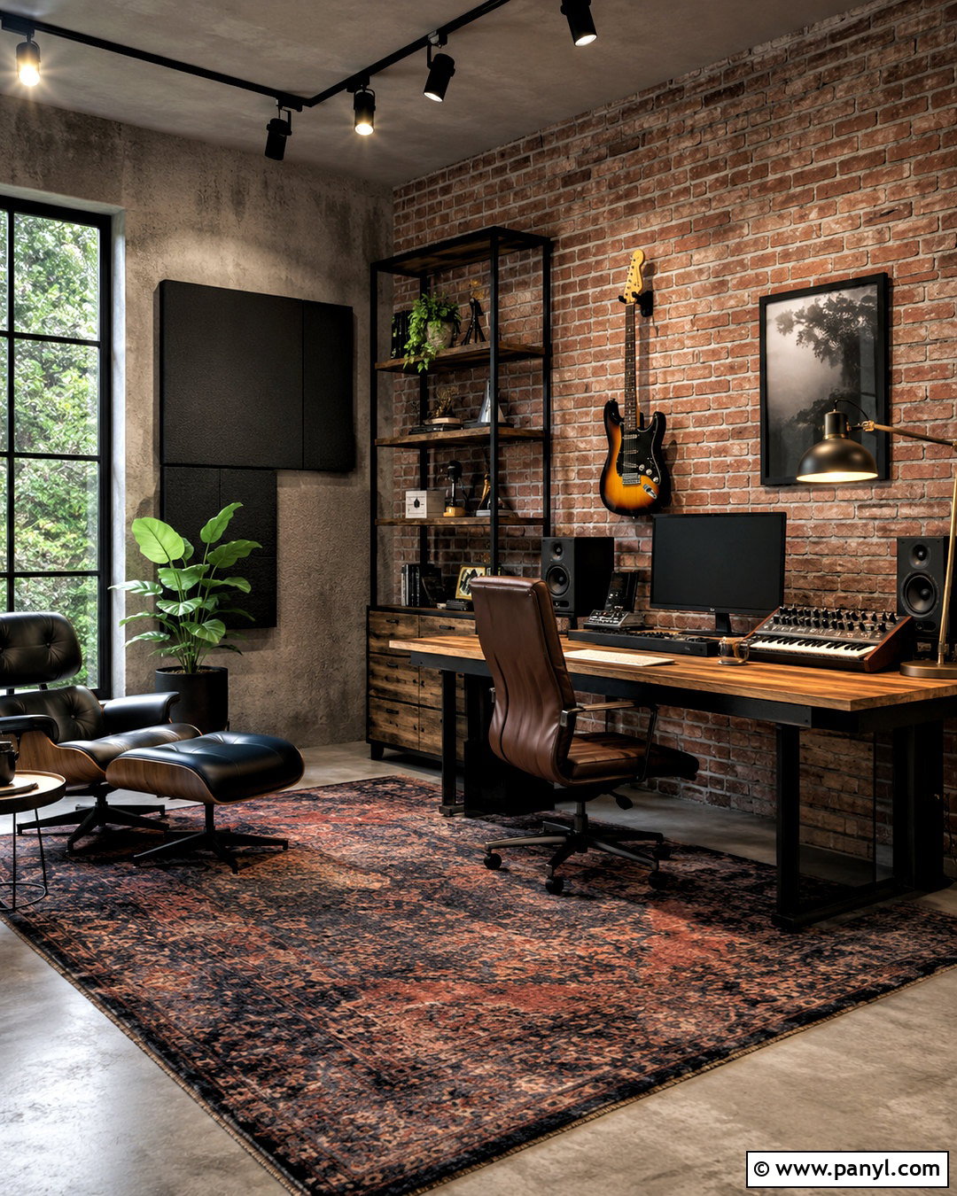 Industrial Music Office Room - 20 music office room ideas