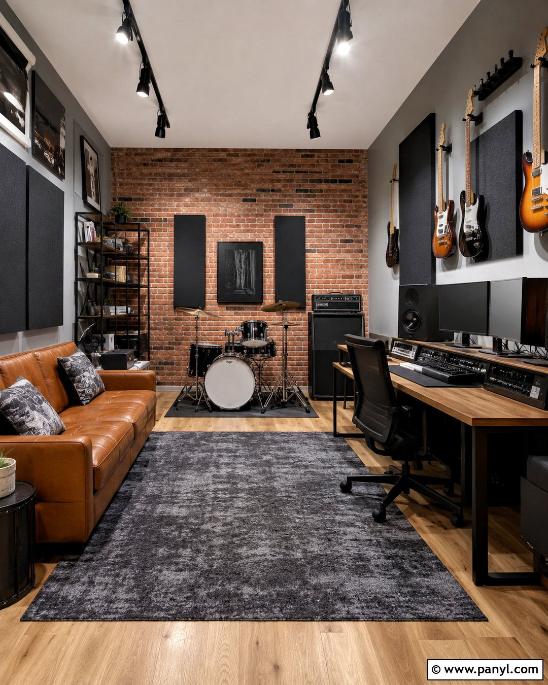 Industrial Music Room - 20 modern music room ideas